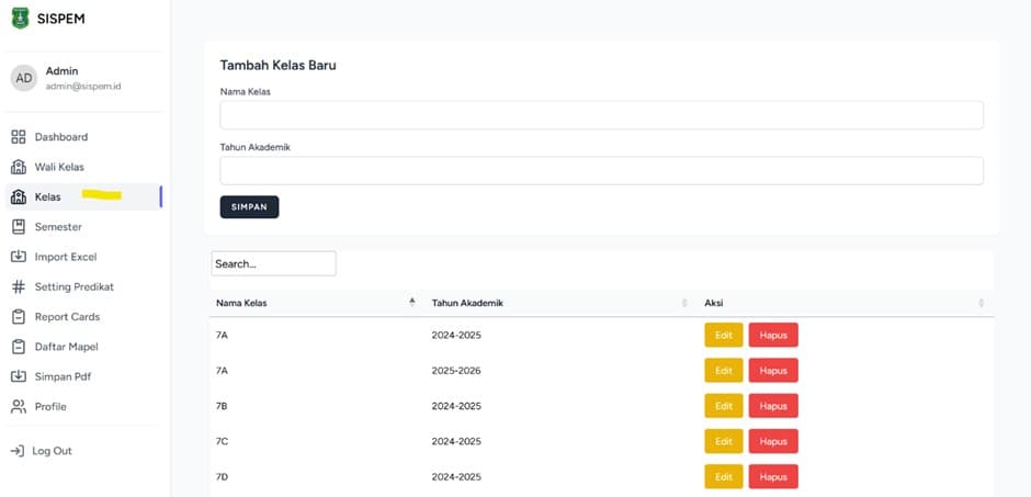 E-Raport MTSN 4 Klaten