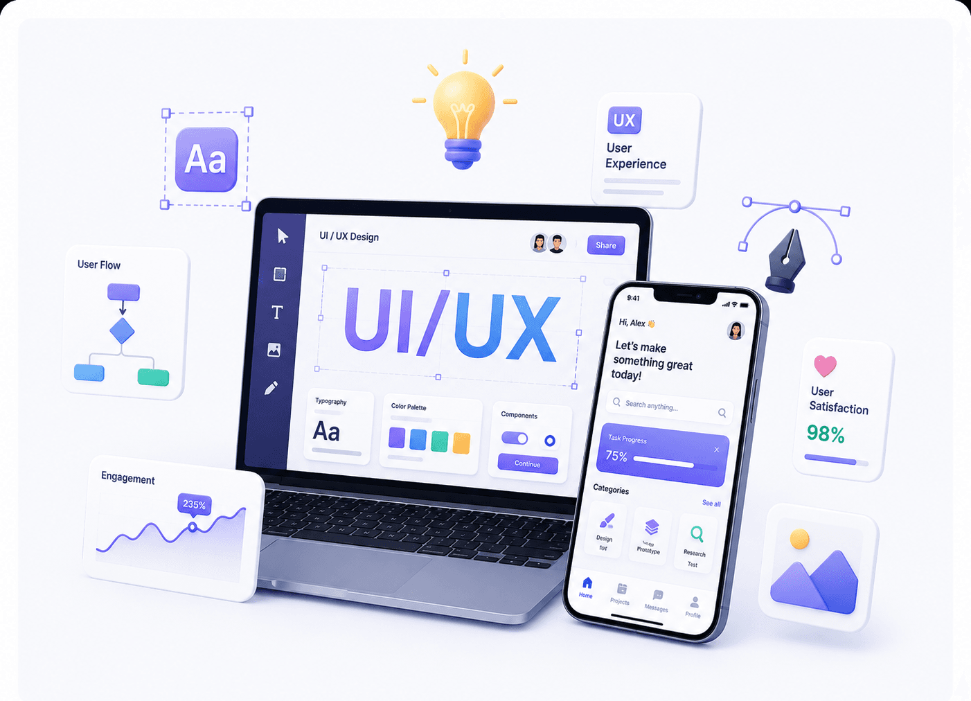 Contoh tampilan website dari asset proyek
